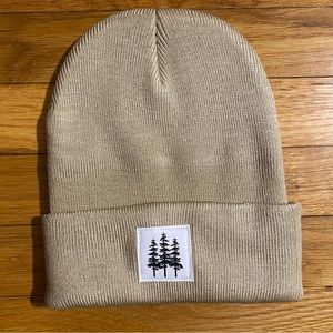 Beige beanie